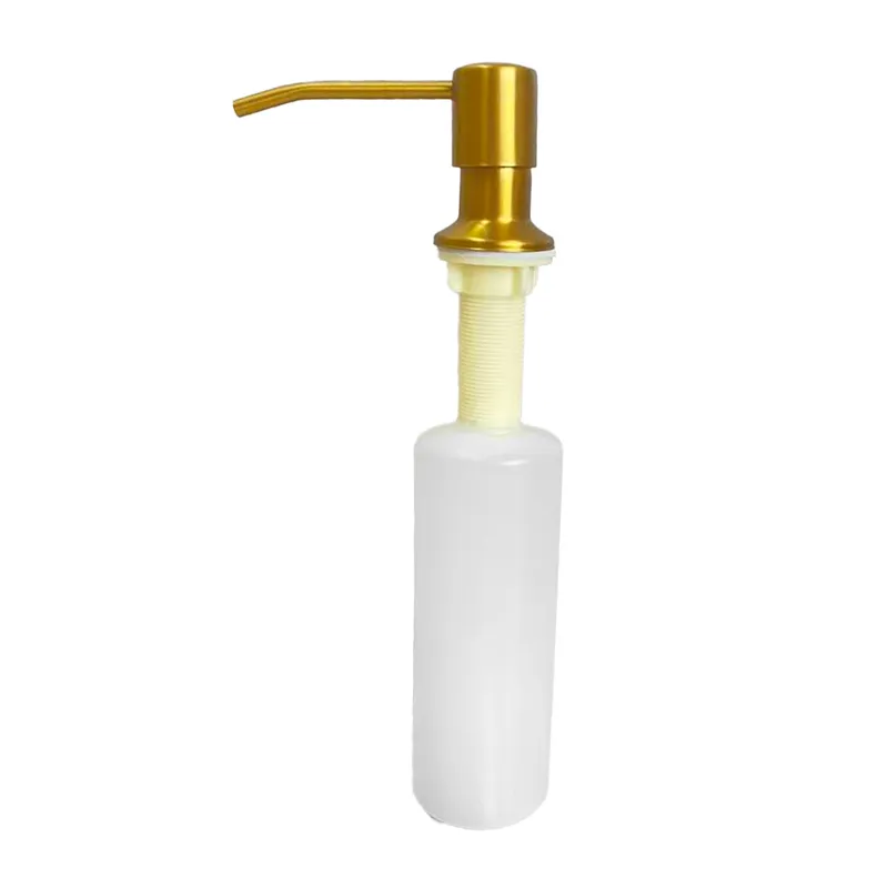 Дозатор для моющего средства Mixxus DIS-01.SUS Brushed Gold SUS304 300 мл (цвет матовое золото) (MI