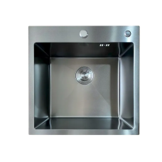 Мойка Mixxus MH5050 Micro Decor Graphite (3.0/0.8) из нерж. стали (цвет графит)