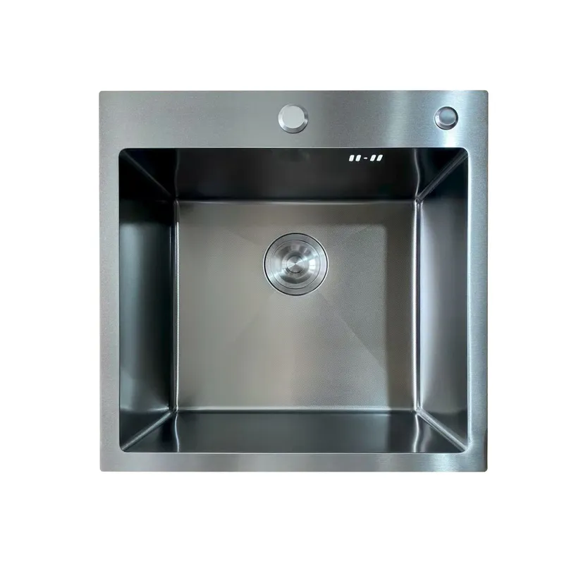 Мойка Mixxus MH5050 Micro Decor Graphite (3.0/0.8) из нерж. стали (цвет графит)