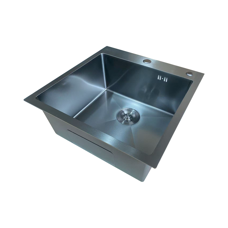 Мойка Mixxus MH5050 Micro Decor Graphite (3.0/0.8) из нерж. стали (цвет графит)