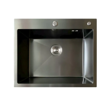 Мойка Mixxus MH5843 Micro Decor Graphite (3.0/0.8) из нерж. стали (цвет графит)