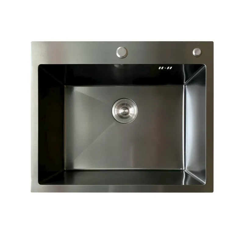 Мойка Mixxus MH5843 Micro Decor Graphite (3.0/0.8) из нерж. стали (цвет графит)