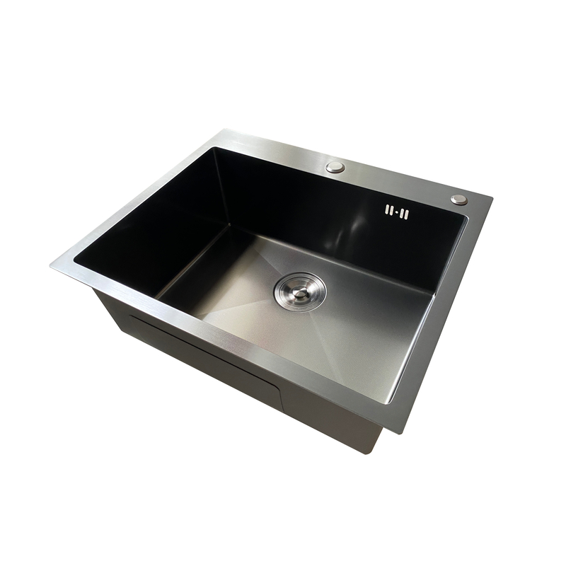 Мойка Mixxus MH5843 Micro Decor Graphite (3.0/0.8) из нерж. стали (цвет графит)