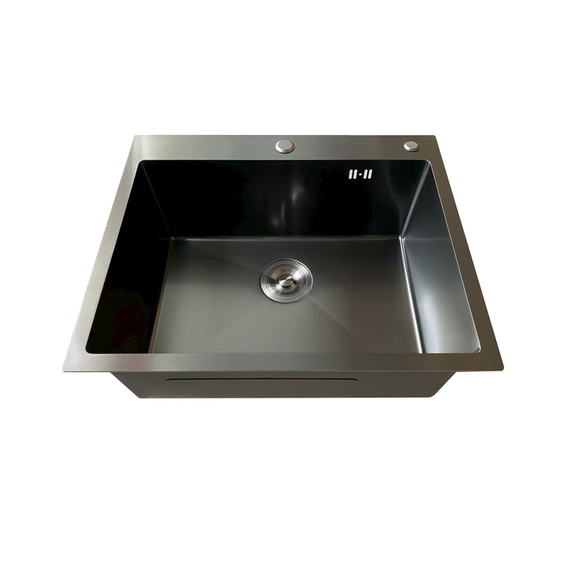 Мойка Mixxus MH5843 Micro Decor Graphite (3.0/0.8) из нерж. стали (цвет графит)