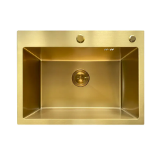 Мойка Mixxus MH5843 Micro Decor Brushed Gold (3.0/0.8) из нерж. стали (цвет матовое золото) (MI8218