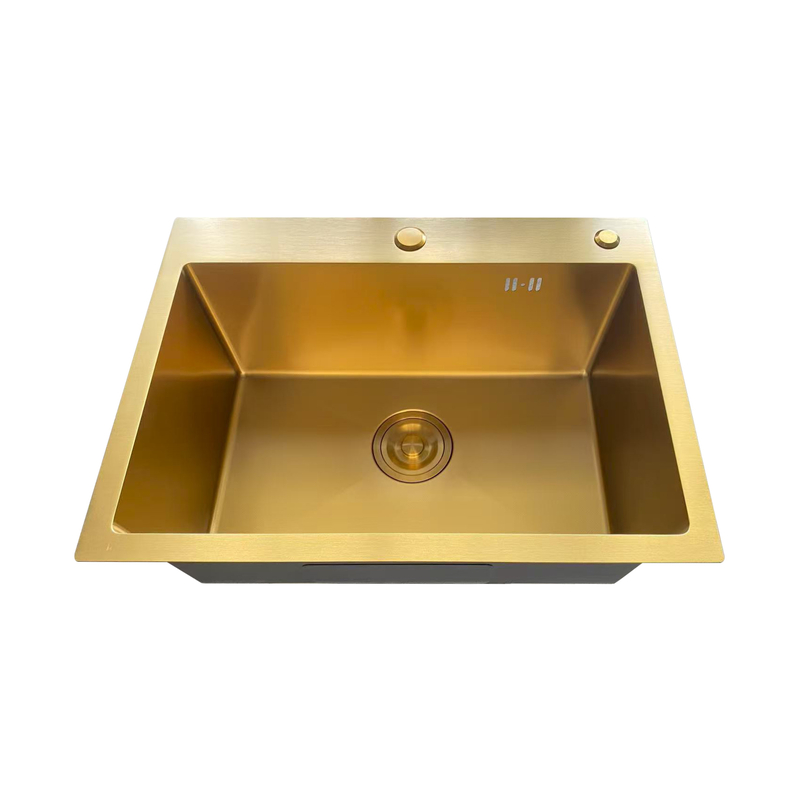 Мойка Mixxus MH5843 Micro Decor Brushed Gold (3.0/0.8) из нерж. стали (цвет матовое золото) (MI8218