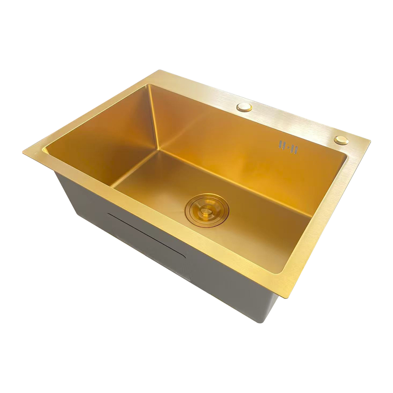 Мойка Mixxus MH5843 Micro Decor Brushed Gold (3.0/0.8) из нерж. стали (цвет матовое золото) (MI8218