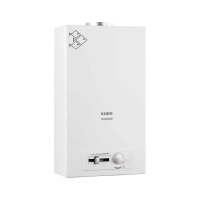Газовая колонка KOER KWH.G0410 WHITE дымоходная с пьезорозжигом 10 л/мин (цвет белый)