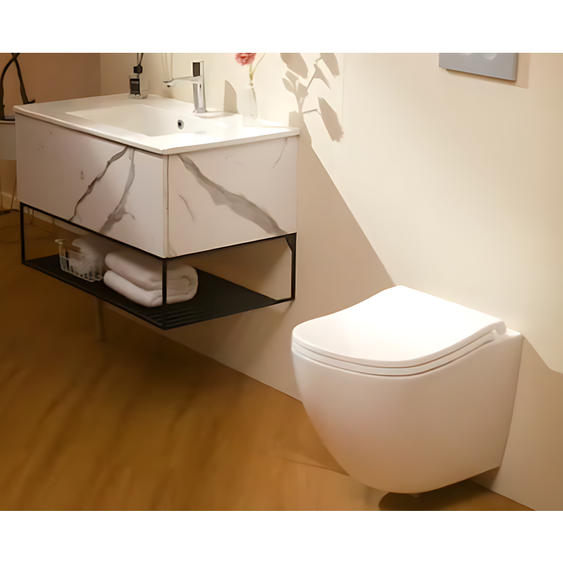 Унитаз подвесной эргономичный Koer TT-0101-T3 520x360x360mm система смыва TORNADO 3.0