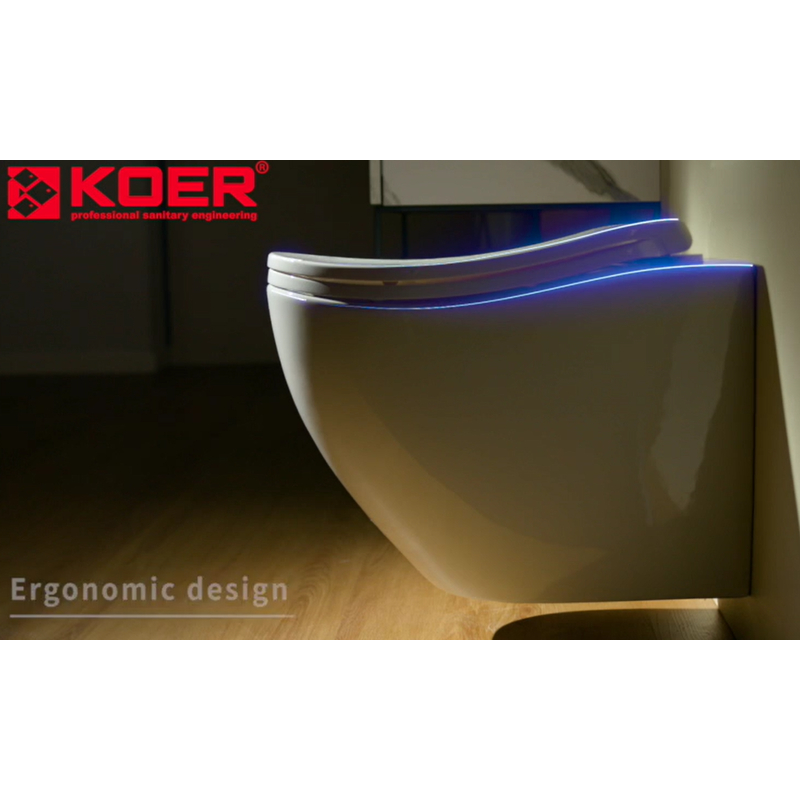 Унитаз подвесной эргономичный Koer TT-0101-T3 520x360x360mm система смыва TORNADO 3.0