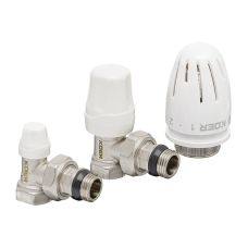 Комплект для підключення радіатора Koer SET-11 - 1/2"x1/2" (кутовий) з термоголовкою ВН