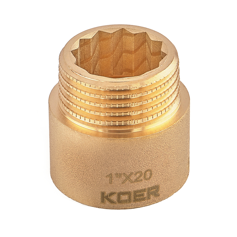 Удлинитель Koer KF.E10-20.WN - 1"-20мм без никеля
