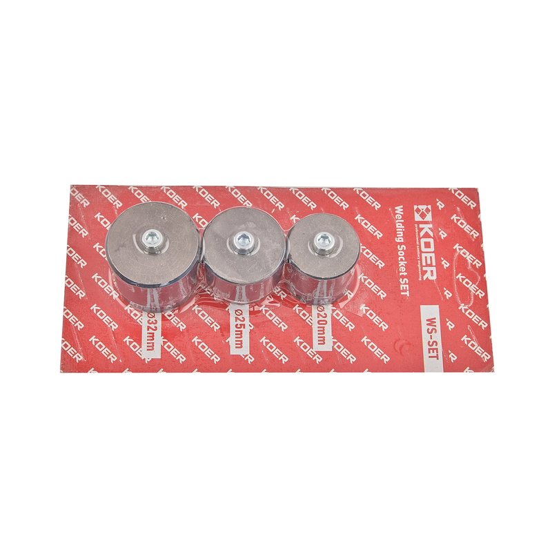 Комплект насадок KOER WS-SET для паяльника PPR (цвет синий) 20мм,25мм,32мм