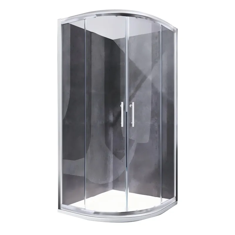 Душевая кабина без поддона Koer SR SC04-90x90x195-TR-02 прозрачное стекло Easy Clean 5мм SS Color (