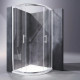 Душевая кабина без поддона Koer SR SC04-90x90x195-TR-02 прозрачное стекло Easy Clean 5мм SS Color (