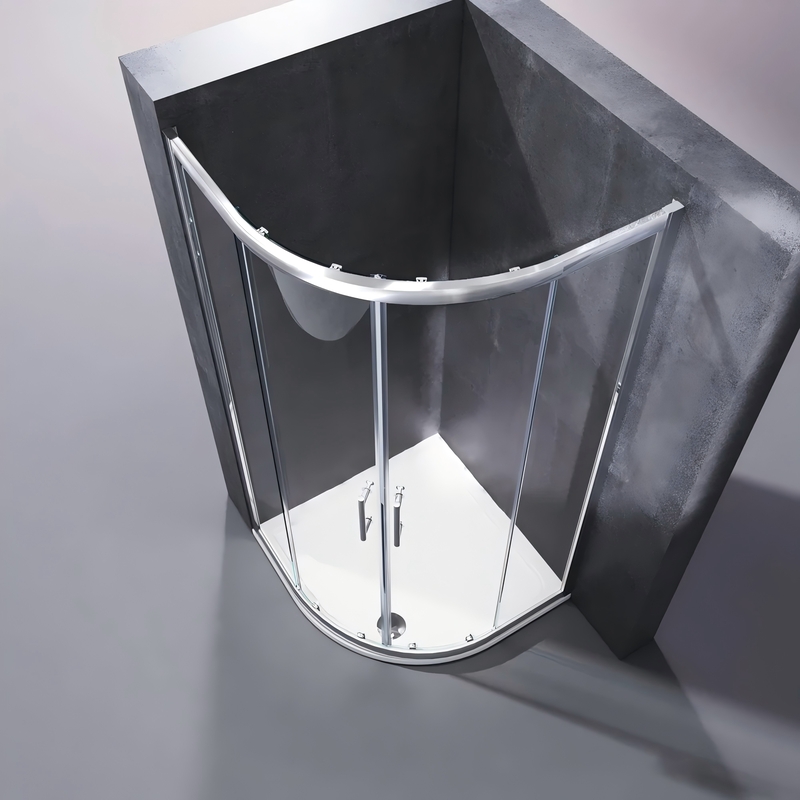 Душевая кабина без поддона Koer SR SC04-90x90x195-TR-02 прозрачное стекло Easy Clean 5мм SS Color (