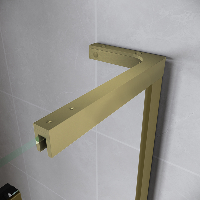 Дверь в нишу Walk-In раздвижная Koer SR SD07-120x200-L-TR-12 прозрачное стекло Easy Clean 8мм Матов