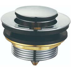 Донный клапан для ванны Koer PW-06-01 1 1/2'' автоматический СLICK-СLACK (Цвет хром)