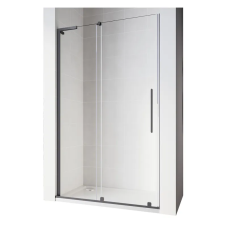 Дверь в нишу Walk-In раздвижная Koer SR SD07-120x200-L-TR-07 прозрачное стекло Easy Clean 8мм Графи