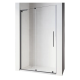 Дверь в нишу Walk-In раздвижная Koer SR SD07-120x200-L-TR-07 прозрачное стекло Easy Clean 8мм Графи