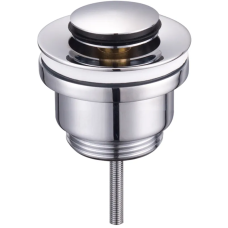 Донный клапан для раковины Zerix BV-04 1 1/4'' универсальный (с/без перл) СLICK-СLACK (Цвет хром) (