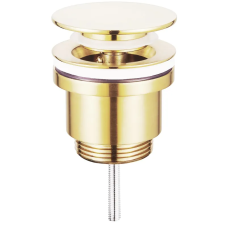 Донный клапан для раковины Koer PW-11-12 1 1/4'' универсальный (с/без перел) СLICK-СLACK (Цвет зол.