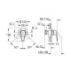 Смеситель скрытого монтажа для 1 потребителя Grohe BauLoop New