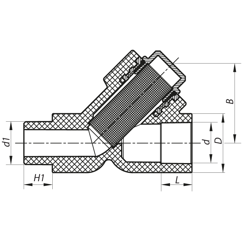 Фильтр грубой очистки 32 PPR Koer K0148.PRO