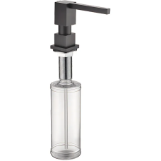 Дозатор для жидкого мыла врезной KOER SDB-02-05 цвет черный (300 мл)