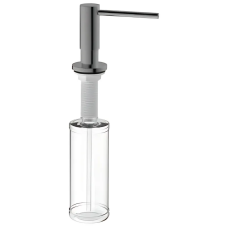 Дозатор для жидкого мыла врезной MIXXUS DIS-03.SUS GRAPHITE из нерж.стали SUS304 цвет графит (300мл