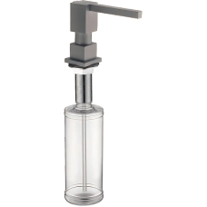 Дозатор для жидкого мыла врезной KOER SDB-02-07 цвет графит (300 мл)