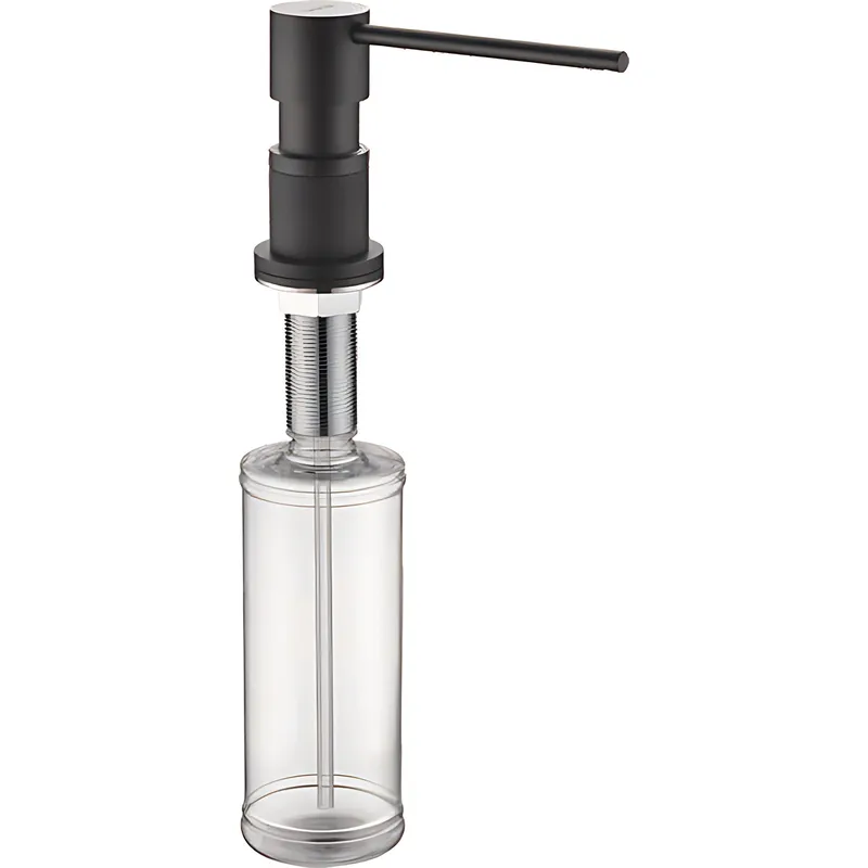 Дозатор для жидкого мыла врезной KOER SDB-01-05 цвет черный (300 мл)