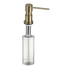 Дозатор для жидкого мыла врезной KOER SDB-01-12 цвет матовое золото (300 мл)