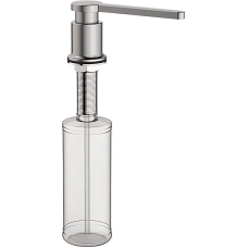 Дозатор для жидкого мыла врезной KOER SDB-03-07 цвет графит (300 мл)