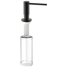 Дозатор для жидкого мыла врезной MIXXUS DIS-03.SUS BLACK из нерж.стали SUS304 цвет черный (300мл) (
