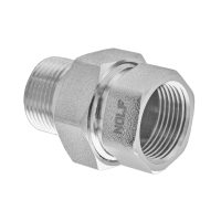 Сгон американка Nolf NFC.511-10 - 1" прямой никелированный