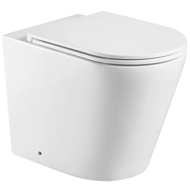 Унитаз напольный безбачковой MIXXUS PREMIUM BEVEL-0701-T1 580х365х430mm, система смыва TORNADO 1.0