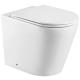 Унитаз напольный безбачковой MIXXUS PREMIUM BEVEL-0701-T1 580х365х430mm, система смыва TORNADO 1.0