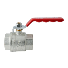 Кран шаровой ГГВ Koer Extreme KE.214-40 - 1 1/2" FF ручка "рычаг" красная