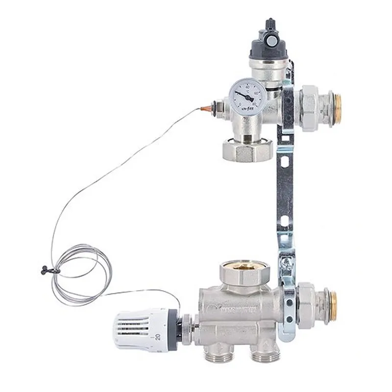 Насосно-смесительный узел теплого пола, нижн.подключ., без насоса Europroduct EP.1021