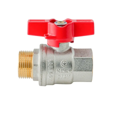 Кран шаровой ГШМ Koer Extreme KE.218-20 - 3/4" FM ручка "бабочка" красная