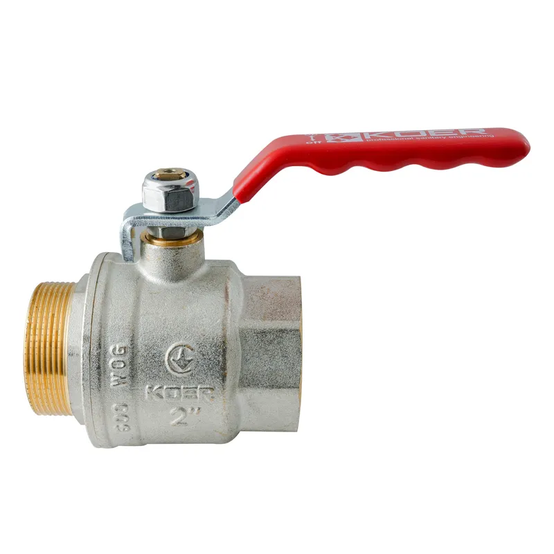 Кран шаровой ГШВ Koer Extreme KE.215-50 - 2" FM ручка "рычаг" красная