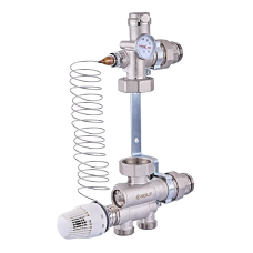 Смесительный узел для коллекторов Nolf NF.2001-1'' с нижним подключением (без насоса)