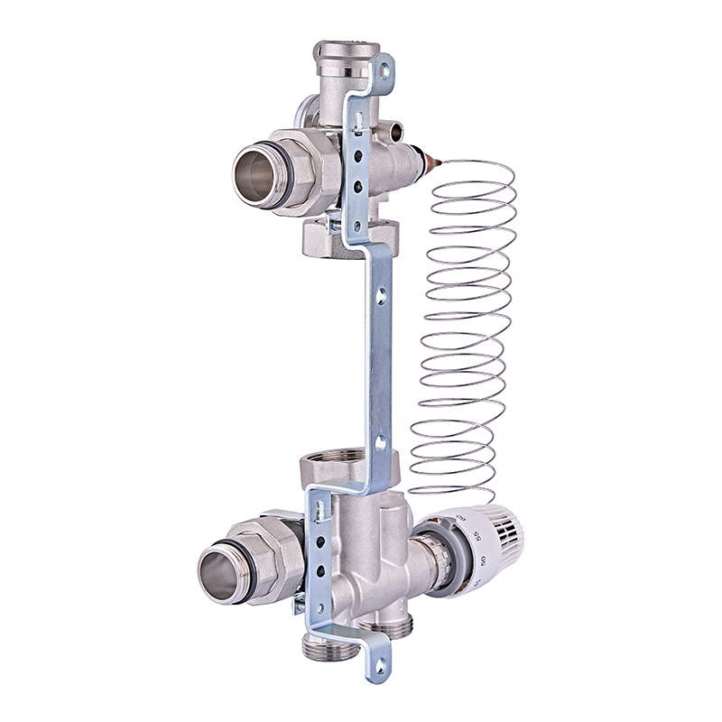 Смесительный узел для коллекторов Nolf NF.2001-1'' с нижним подключением (без насоса)