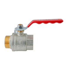 Кран шаровой ГШВ Koer Extreme KE.215-40 - 1 1/2" FM ручка "рычаг" красная