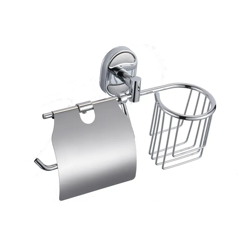 Бумагадержатель с крышкой и корзинкой Zerix AFB-0103-1