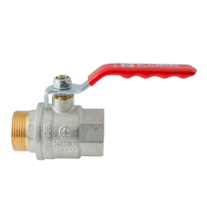 Кран шаровой ГШВ Koer Extreme KE.215-32 - 1 1/4" FM ручка "рычаг" красная