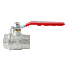 Кран шаровый ГГВ Koer Extreme KE.214-25 - 1" FF ручка "рычаг" красная