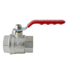 Кран шаровый ГГВ Koer Extreme KE.214-32 - 1 1/4" FF ручка "рычаг" красная