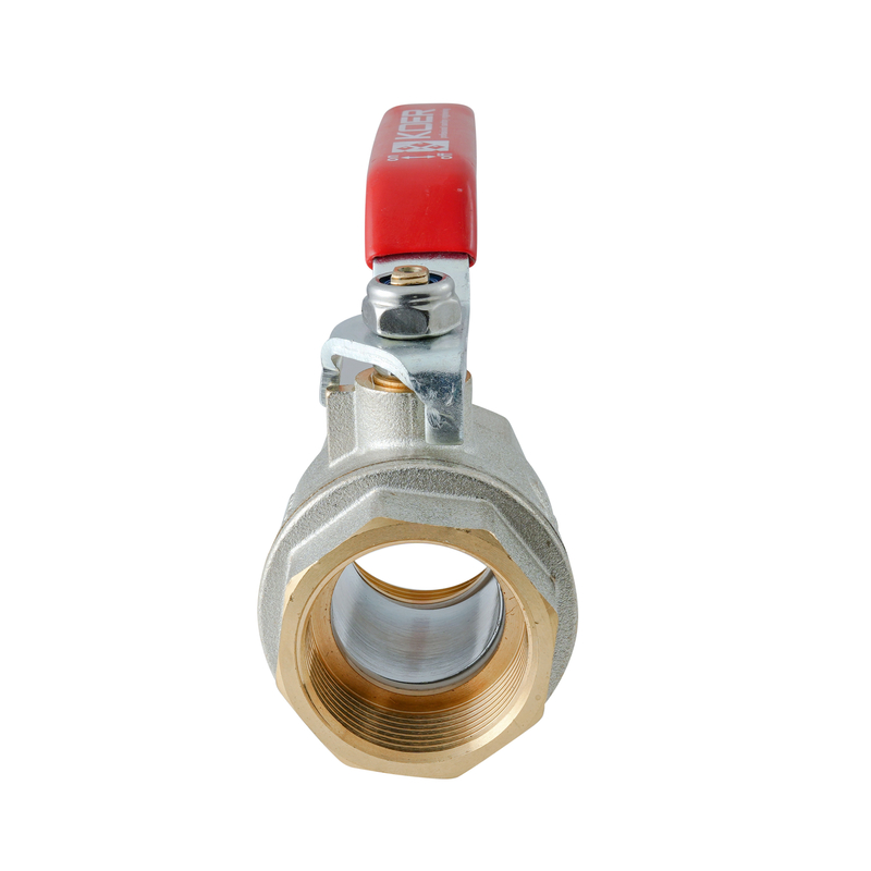 Кран шаровый ГГВ Koer Extreme KE.214-32 - 1 1/4" FF ручка "рычаг" красная